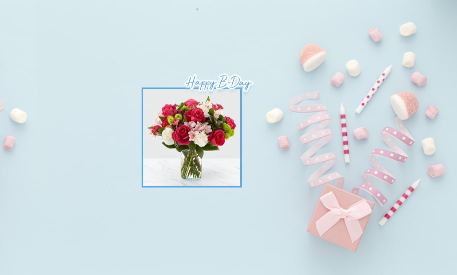Flores para cumpleaños, Rosas Bonitas, Orlando Florist, Fresh Flowers Orlando, FL - Special Gifts