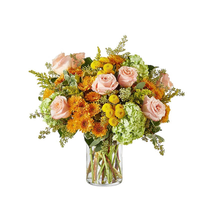 Exquisite hydrangea bouquet, 19 inches tall