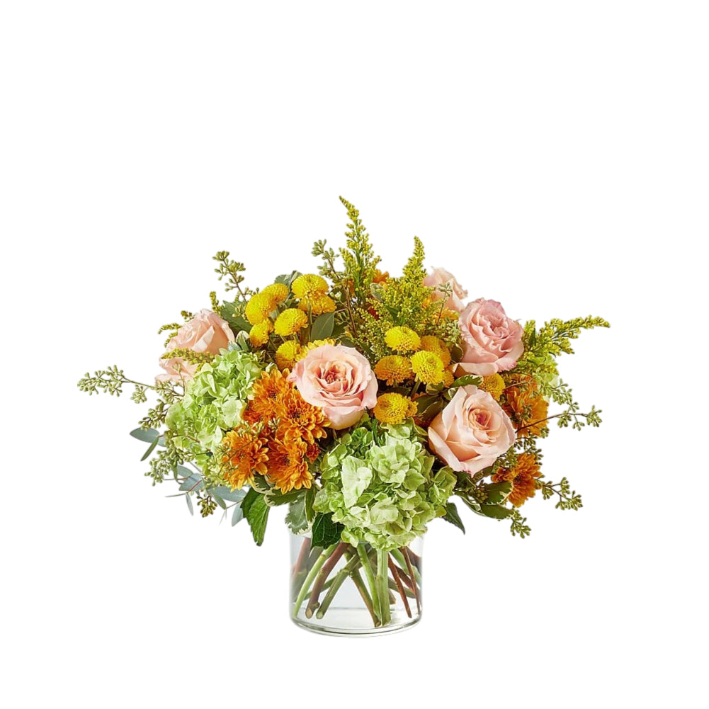 Premium Blue hydrangea fall bouquet