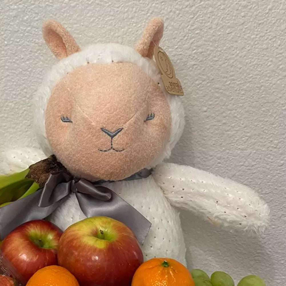 With our Thank You Fresh Fruit basket, give a beautiful gift that comes with a stuffed sheep. An elegant and healthy way to show your appreciation. Fresh Flowers Orlando Florist